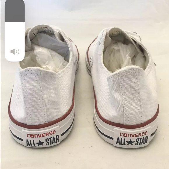 Converse Chuck Taylor All Star White Low Top Sneakers M10/ W11.5 - Picture 5 of 10